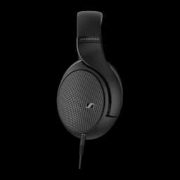 Auscultadores Sennheiser HD 550 Headband Circumaural Cabo Jack 3,5mm 150Ω Driver 38mm Preto, detalhe lateral: grelha