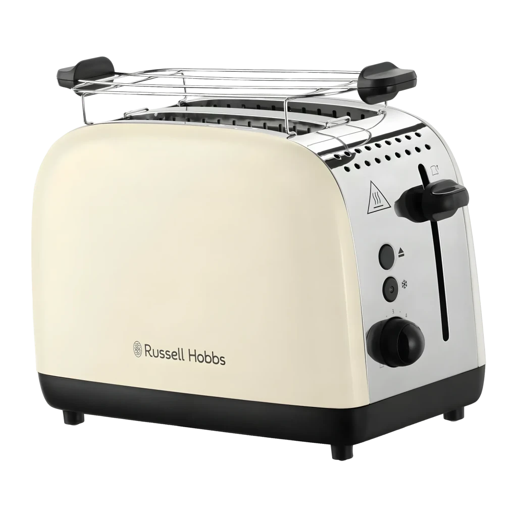 Tostadora Russell Hobbs Colours Plus 1600W 2 Ranuras Crema 26551-56
