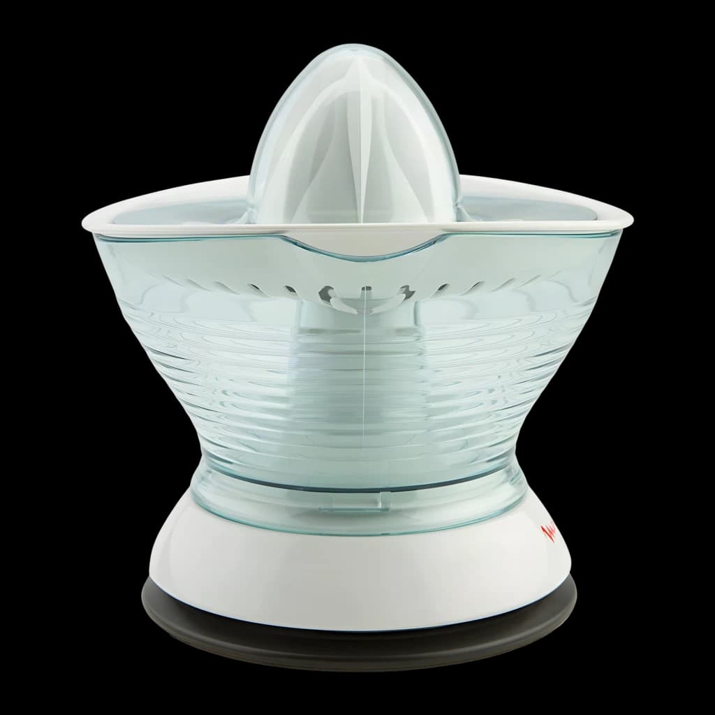 Exprimidor Moulinex Vitapress 25W con depósito de zumo Blanco/Gris PC300B, detalle: cono exprimidor y recipiente