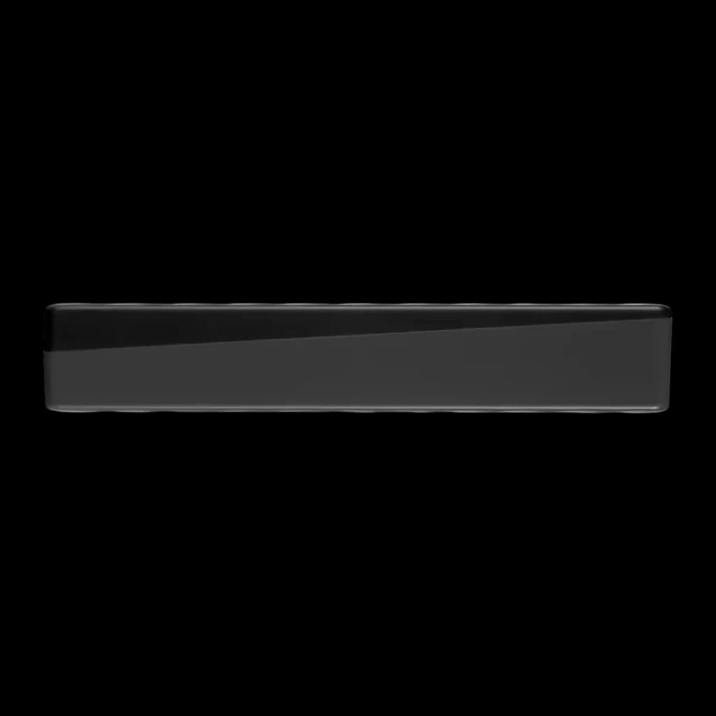 Disque Dur Portable WD My Passport 6To USB 3.2 Gen 1 Noir WDBR9S0060BBK, vue latérale: profil fin avec finition bicolore