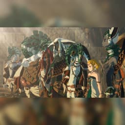Jeu vidéo Nintendo « Hyrule Warriors : Age of Imprisonment » pour Switch 2, en cours d'utilisation: Zelda entourée
