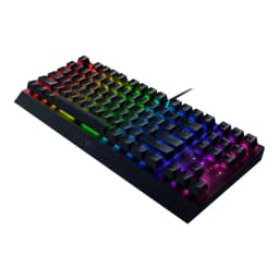 Teclado Gaming Razer BlackWidow V3 TKL Yellow Switch Chroma RGB QWERTY Español, detalle: iluminación Chroma RGB multicolor
