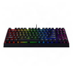 Teclado Gaming Razer BlackWidow V3 TKL Yellow Switch Chroma RGB QWERTY Español, detalle: iluminación Chroma RGB multicolor