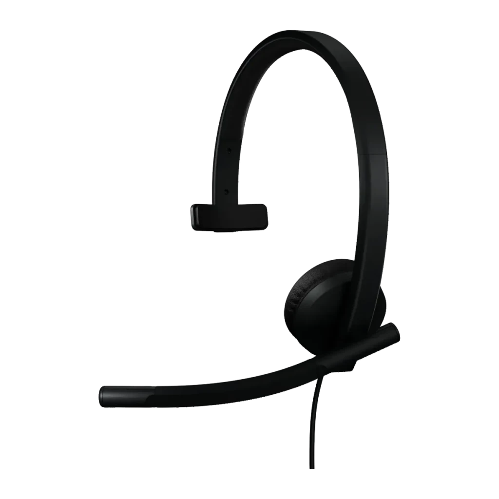 Auriculares Logitech H570e Mono USB-C con micrófono de diadema para llamadas y videoconferencias