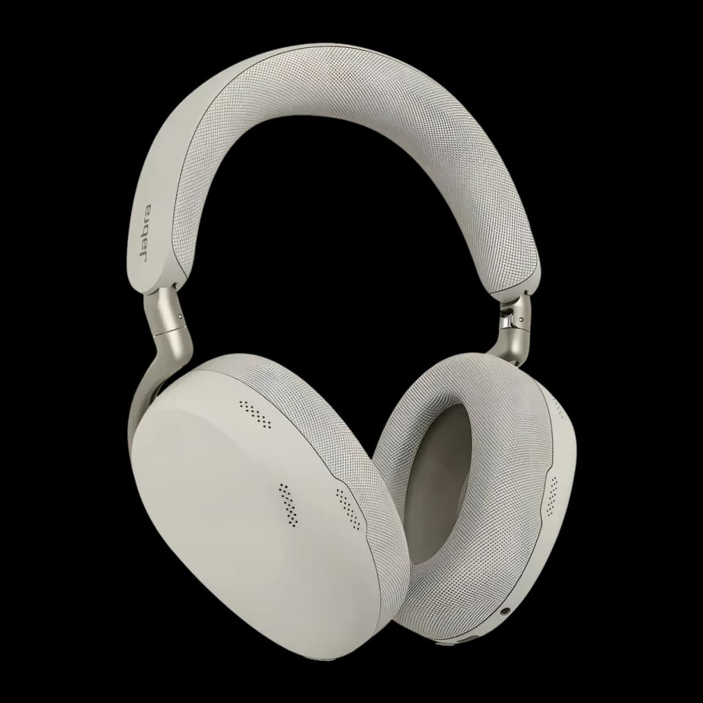 Auriculares Jabra Evolve3 85 UC Diadema Bluetooth 5.3 120h Multipunto, vista lateral: almohadillas y diadema acolchada