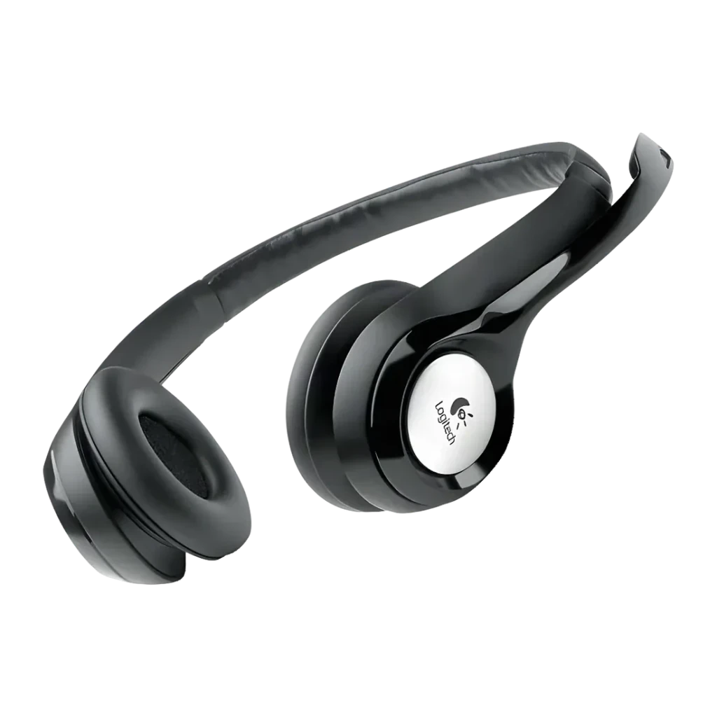 Auriculares con micrófono Logitech H390 USB para ordenador con diadema ajustable y control de volumen integrado para llamadas y videoconferencias