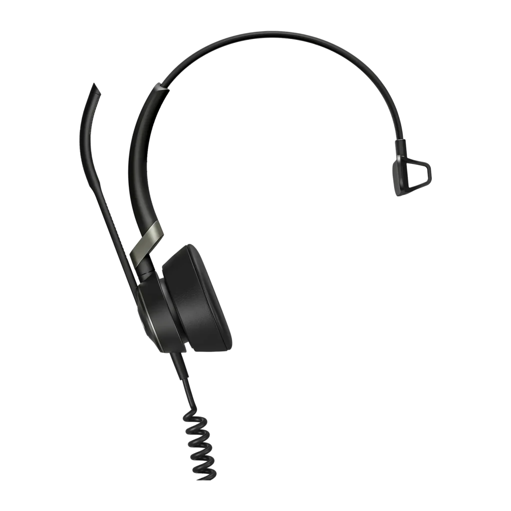 Auriculares Jabra Engage 50 Mono USB-C con micrófono para oficina y centros de llamadas, diadema monoaural con conexión por cable