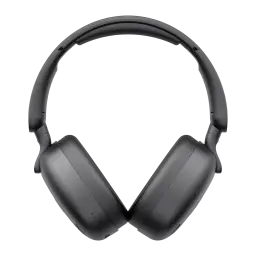 Auriculares Havit H655BT Pro Cancelación de Ruido Diadema Bluetooth 5.3 80h, vista frontal: almohadillas y diadema negras