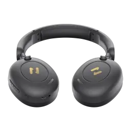 Auriculares Havit H655BT Pro Cancelación de Ruido Diadema Bluetooth 5.3 80h, vista frontal: almohadillas grises con logo