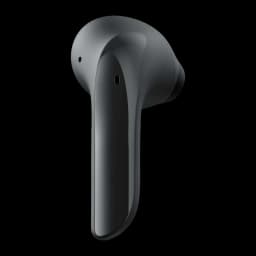 Auriculares Havit Modern Buds TWS Bluetooth 5.3 4,5h, lateral: auricular derecho gris oscuro mate con micrófono y tallo