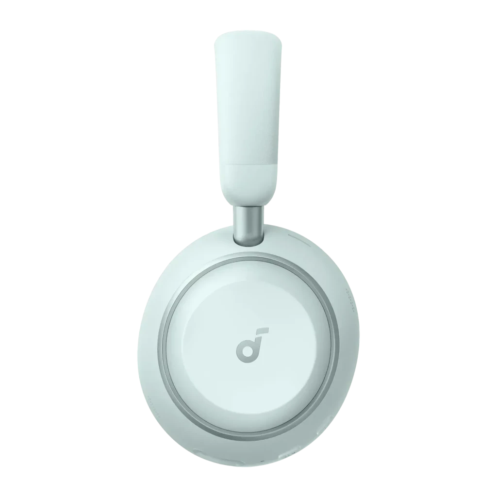 Auscultadores Anker D1402G61 ANC Adaptativo 3.0 Headband Bluetooth 6.1, detalhe: exterior da concha direita em verde menta