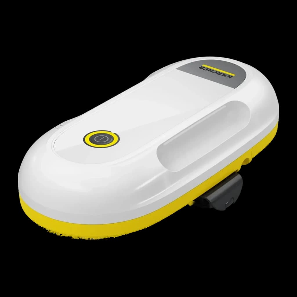Robot limpiacristales Kärcher RCW 2 Extra Blanco Pulverización con depósito 70ml, vista frontal: cuerpo ovalado blanco