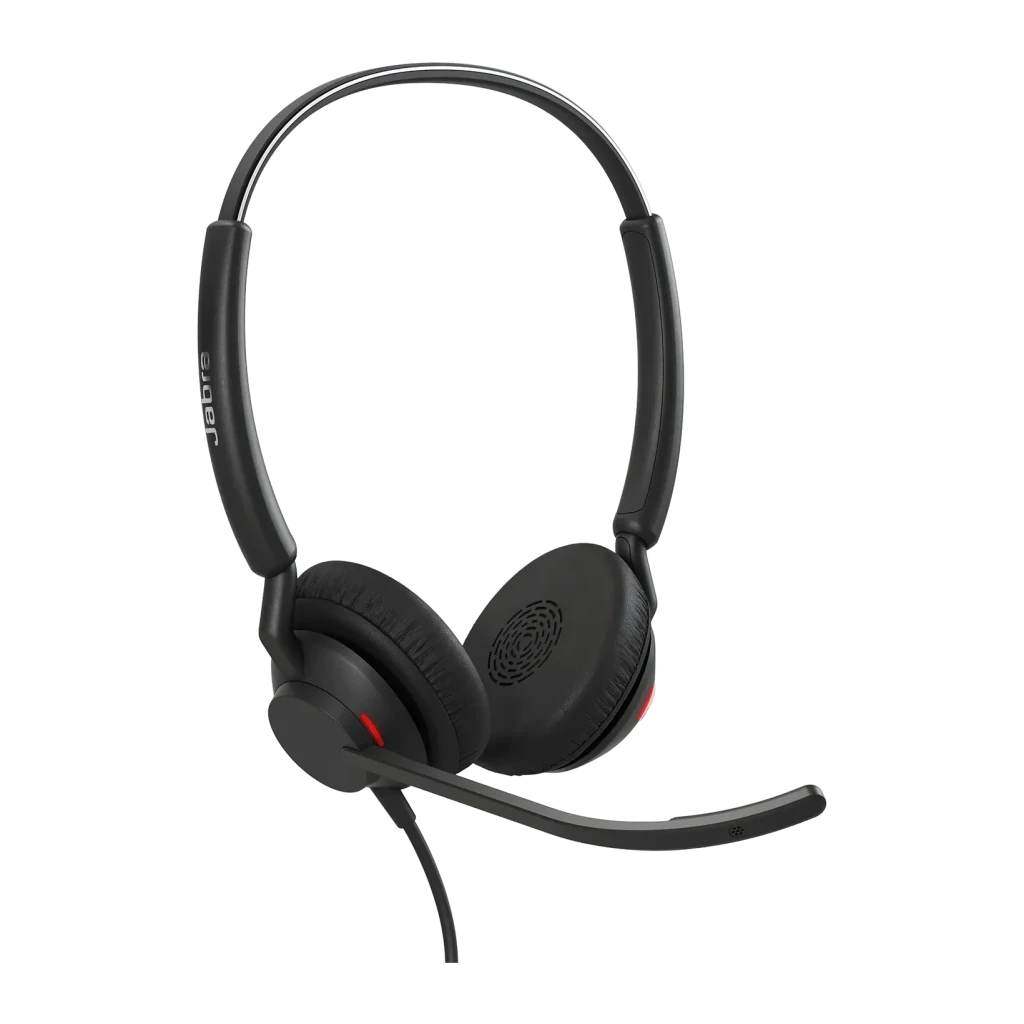 Jabra Engage 40 Inline Link Auriculares Estéreo con Cable USB-C y USB-A para Centros de Llamadas y Oficina