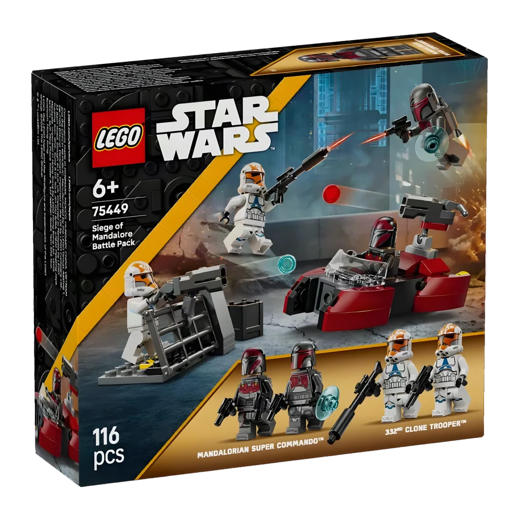 Set de construcción LEGO Star Wars 75449 Asedio de Mandalore 116 piezas 6+