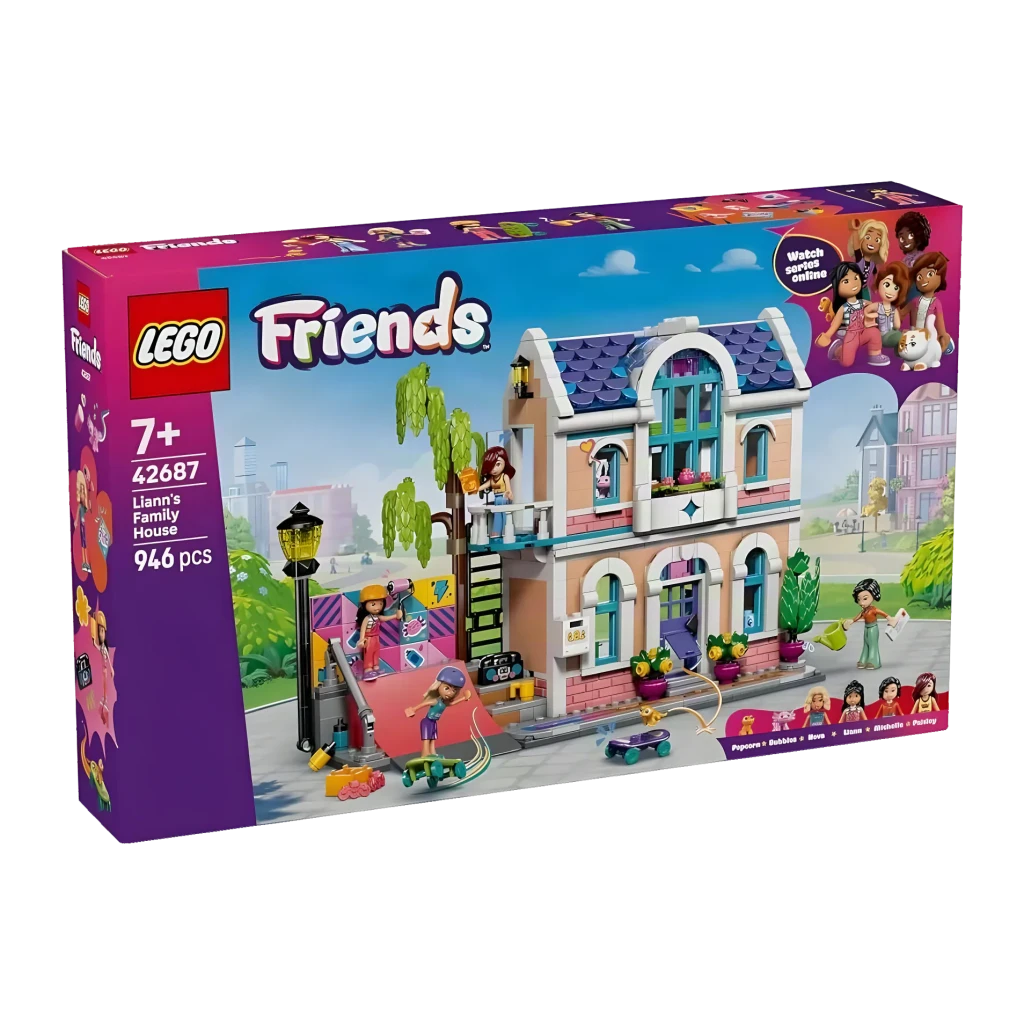 Lego Naranja Friends - Casa Familiar De Liann - Imagen 3