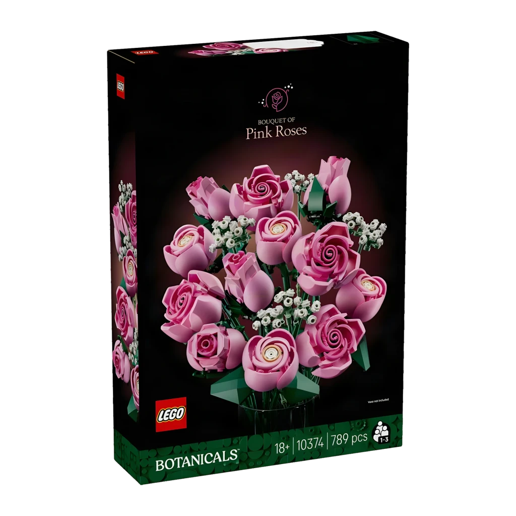 Lego Rosas Botanicals Ramo De Rosadas, Juegos De Construcción +18 Años - 10374 - Imagen 3