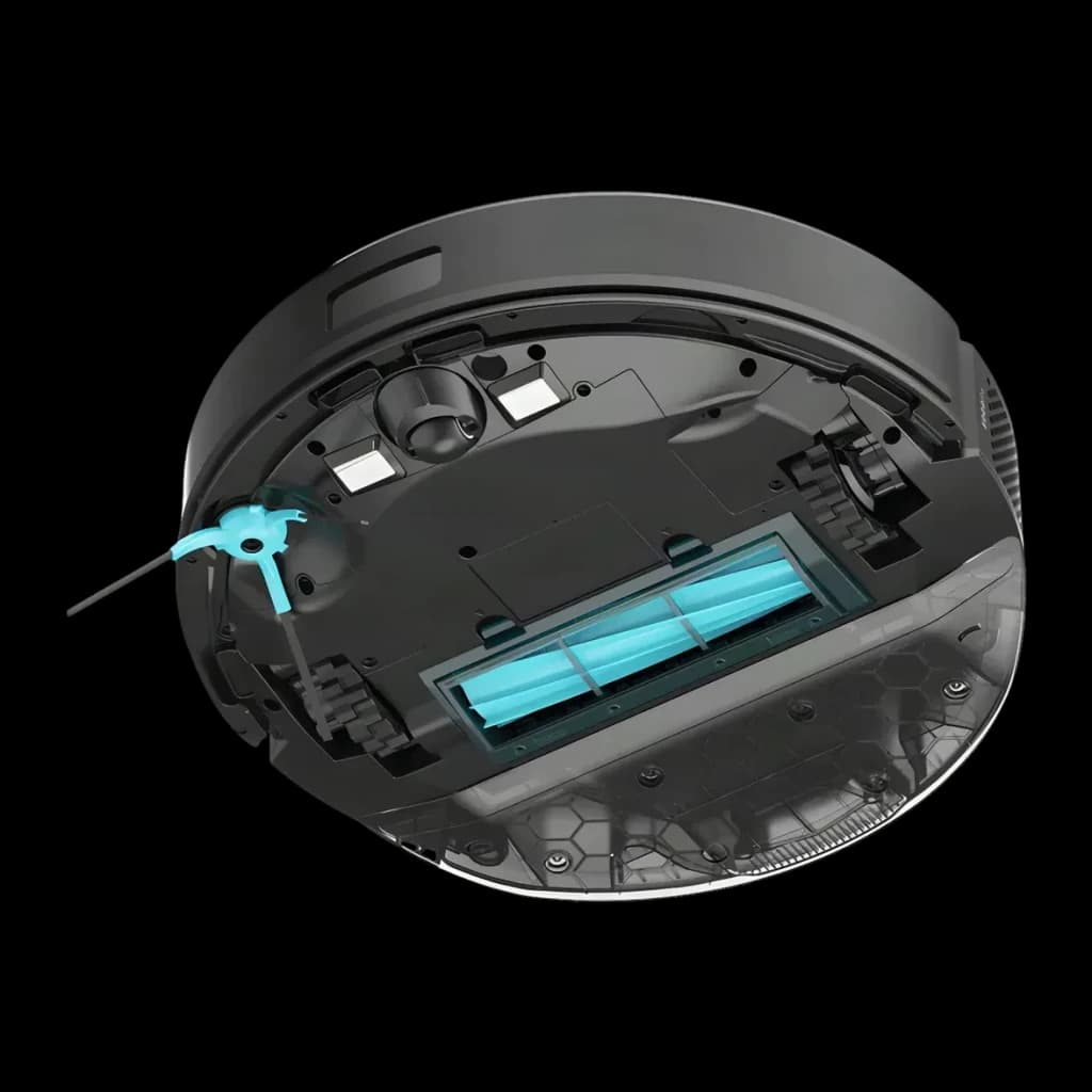 Robot Aspirador Cecotec Conga Y70 Preto LiDAR Lavador Autoesvaziamento 20000Pa, vista inferior: escova principal, mopa