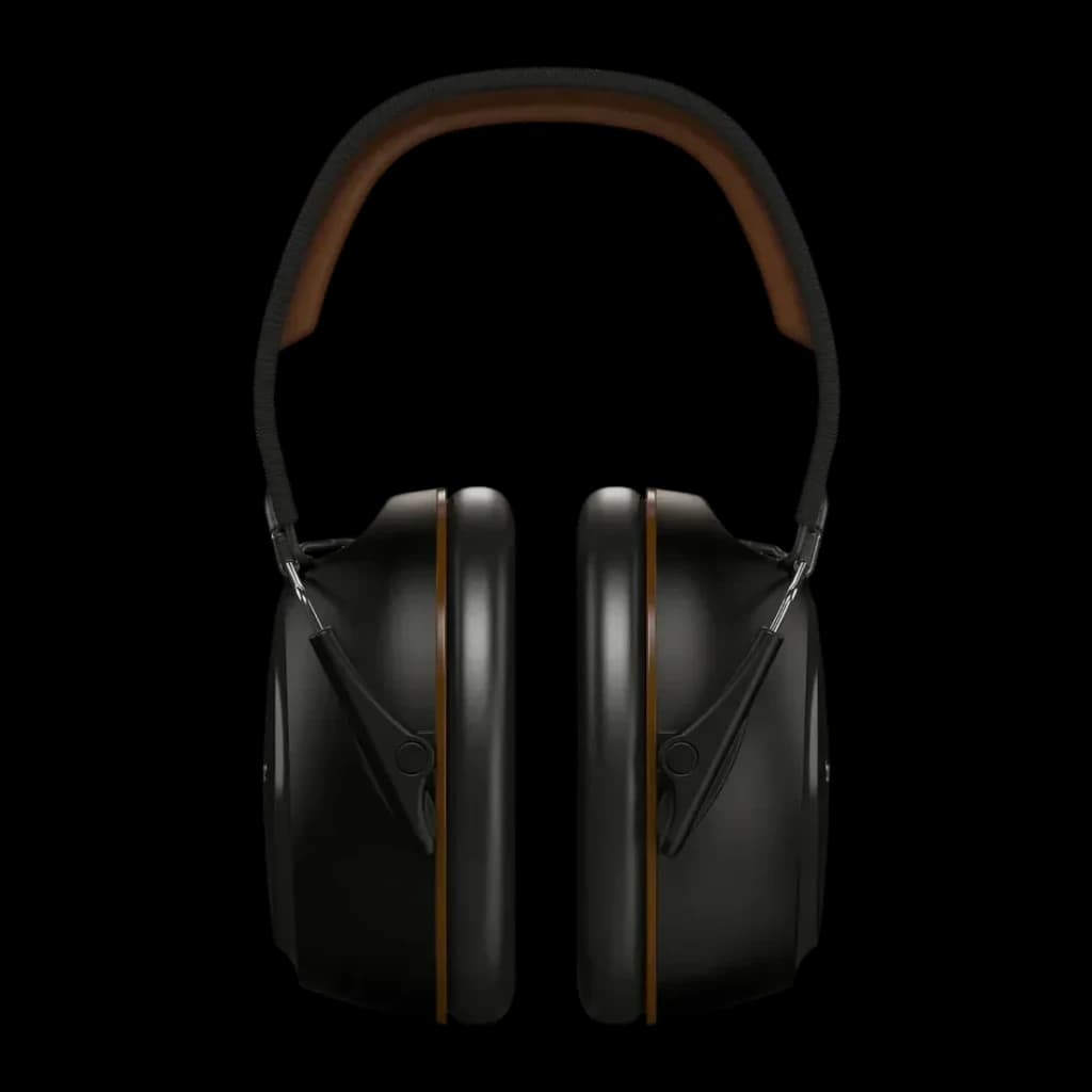 Casque Behringer DH100 Circum-aural Jack 3,5 mm + adaptateur 6,3 mm, détail face avant: coussinets circumauraux noirs
