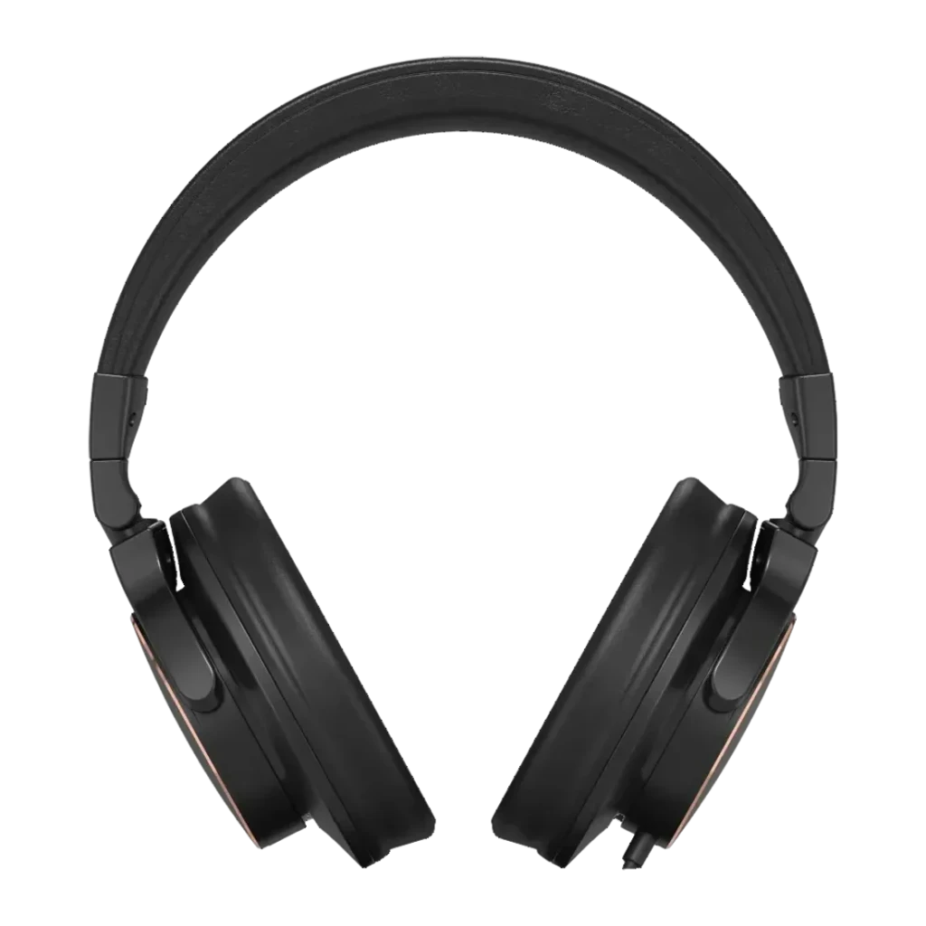 Casque Behringer BH470-BK Arceau circum-aural Jack 3,5 mm Driver 40 mm, détail face avant: arceau rembourré et coussinets