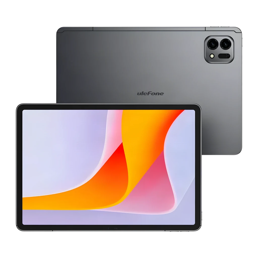 Ulefone Tab A12 Pro 8GB/128GB Gris Espacial 4G LTE 12,2 pulgadas IPS 90Hz Unisoc T7300, frontal y trasera: pantalla IPS