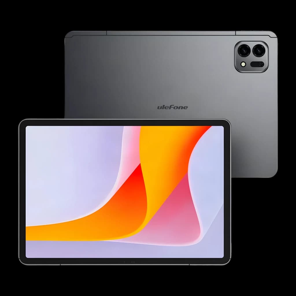 Ulefone Tab A12 Pro 8GB/128GB Gris Espacial 4G LTE 12,2 pulgadas IPS 90Hz Unisoc T7300, frontal y trasera: pantalla IPS