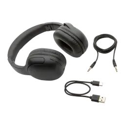 Casque JVC Gumy Band Supra-Aural Bluetooth 30h Noir HA-SG20BT, contenu boîte: casque avec câble USB-C et jack 3,5mm inclus
