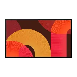Téléviseur portable Samsung 27 pouces LED QHD 2560x1440 Tizen Smart TV Noir UE27LSM7FAX, vue de face: écran allumé
