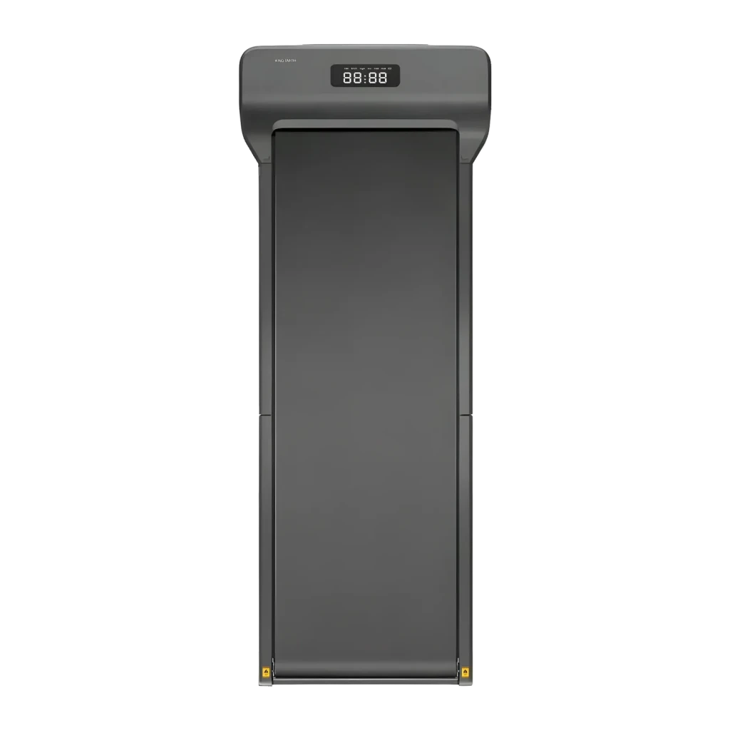 Passadeira KingSmith WalkingPad Z1 Fold Cinzento Dobrável 6km/h, vista superior: ecrã LED e tapete de corrida completo
