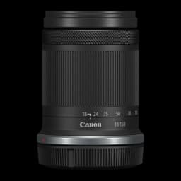 Objetivo fotográfico Canon RF-S 18-150mm IS STM Negro APS-C F3.5-6.3, vista lateral: anillo zoom con escala focal y montura