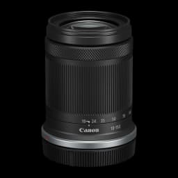 Objetivo fotográfico Canon RF-S 18-150mm IS STM Negro APS-C F3.5-6.3, vista frontal: barril texturizado con escala
