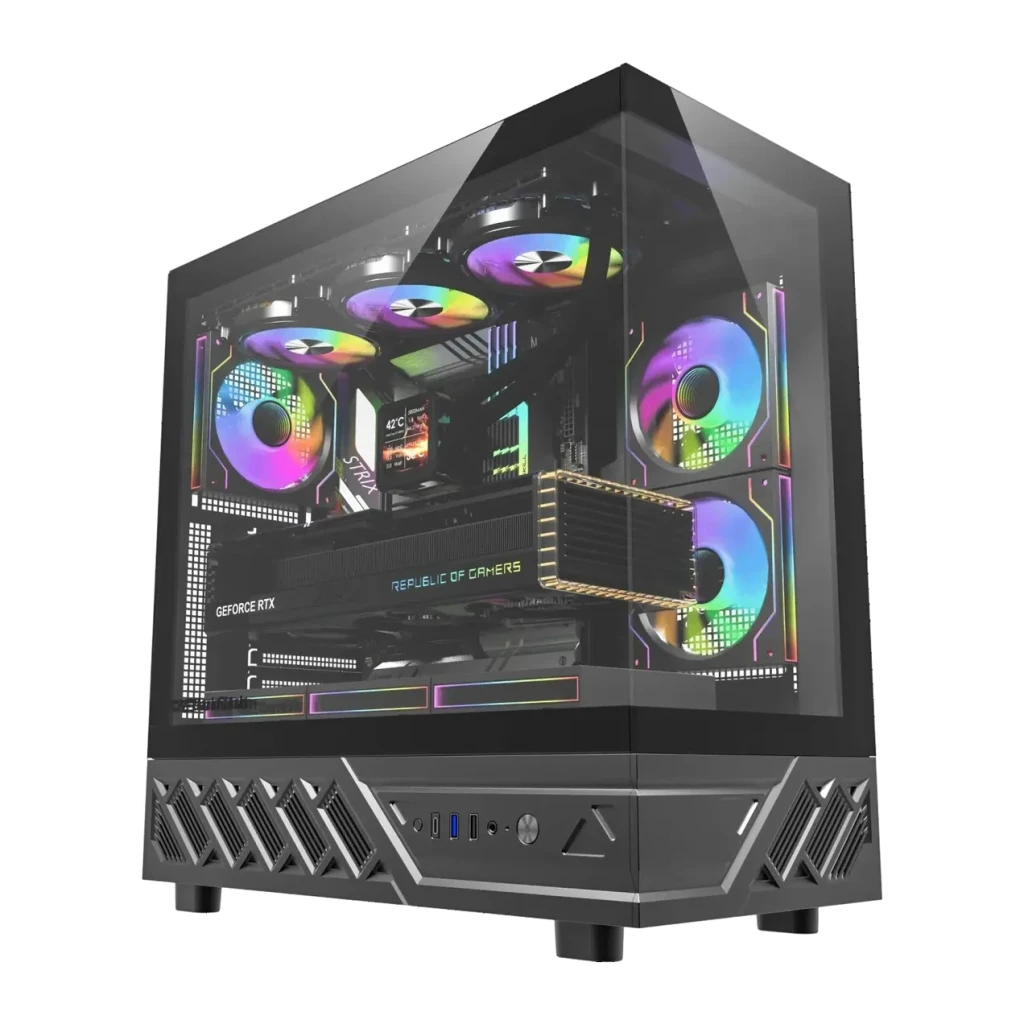 Caja PC Darkflash DS950 Cristal Templado 270° ATX Negro