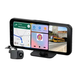 Pantalla Coche Tracer CR-PLAY CarPlay Android Auto 6,2 pulgadas Táctil, vista frontal: pantalla encendida con navegación