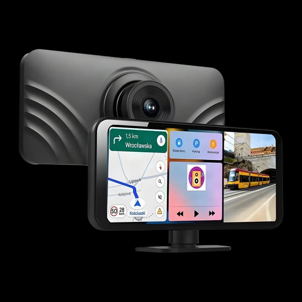 Pantalla Coche Tracer CR-PLAY CarPlay Android Auto 6,2 pulgadas Táctil, vista trasera: cámara trasera gran angular