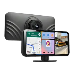 Pantalla Coche Tracer CR-PLAY CarPlay Android Auto 6,2 pulgadas Táctil, vista trasera: cámara trasera gran angular