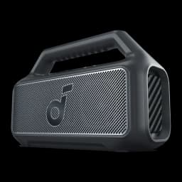 Altavoz portátil Anker Soundcore Boom 2 SE IPX7 30W 18h Negro, vista frontal: rejilla metálica, logo Soundcore y asa
