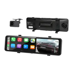 Ecrã para Carro BLOW BlackBox DVR F620 Preto CarPlay Android Auto 10,88 polegadas Táctil, detalhe: ecrã com CarPlay, verso