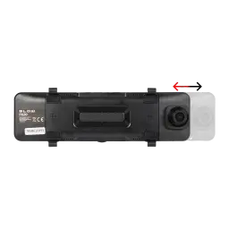 Ecrã para Carro BLOW BlackBox DVR F620 Preto CarPlay Android Auto 10,88 polegadas Táctil, vista traseira: carcaça preta
