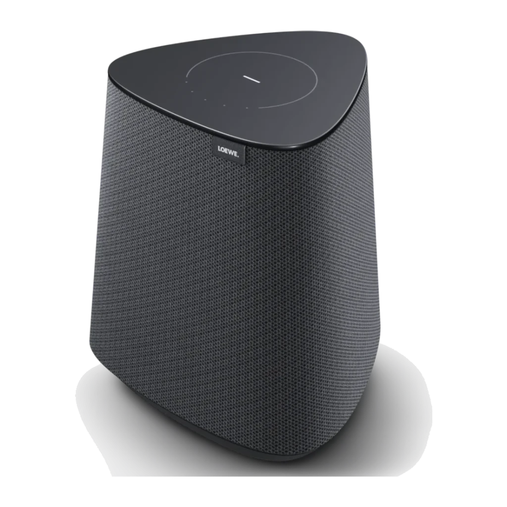 Altavoz Multiroom Loewe Klang MR1 30W WiFi Doble Banda, Bluetooth Gris, detalle: rejilla textil gris, panel táctil superior