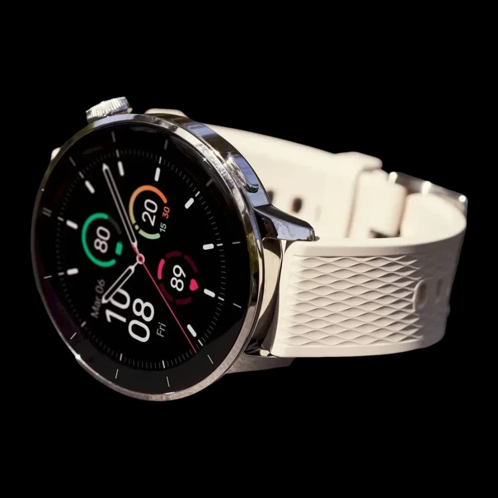 OnePlus Watch 3 43mm Prata NFC FC, SpO2, Barómetro Bateria 7 Dias, detalhe: mostrador ativo com dados de saúde, moldura