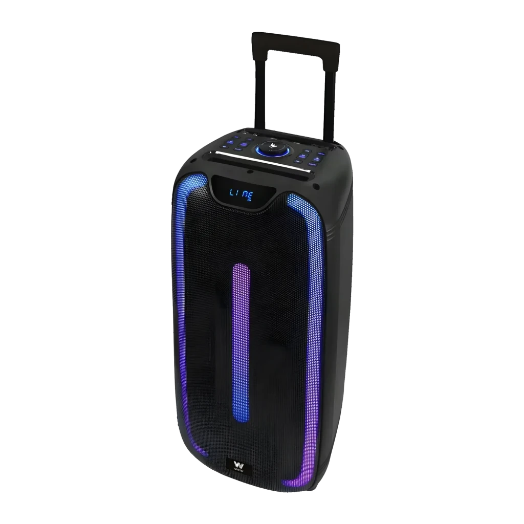 Altavoz de fiesta Woxter Rock'n'Roller ST 100W Bluetooth, FM, USB, MicroSD Negro