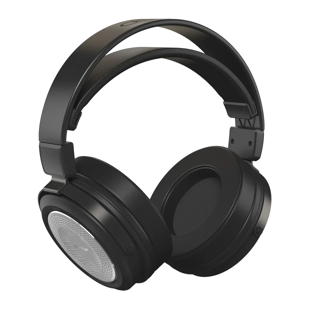 Casque Behringer Alpha Arceau Over-Ear Jack 3,5 mm + adaptateur 6,3 mm, vue de face: arceau réglable, coussinets rembourrés