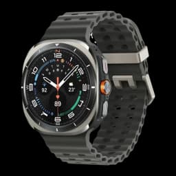 Samsung Galaxy Watch Ultra SM-L705 47mm Prata Titânio Tensão Arterial ECG, vista frontal: caixa titânio, mostrador