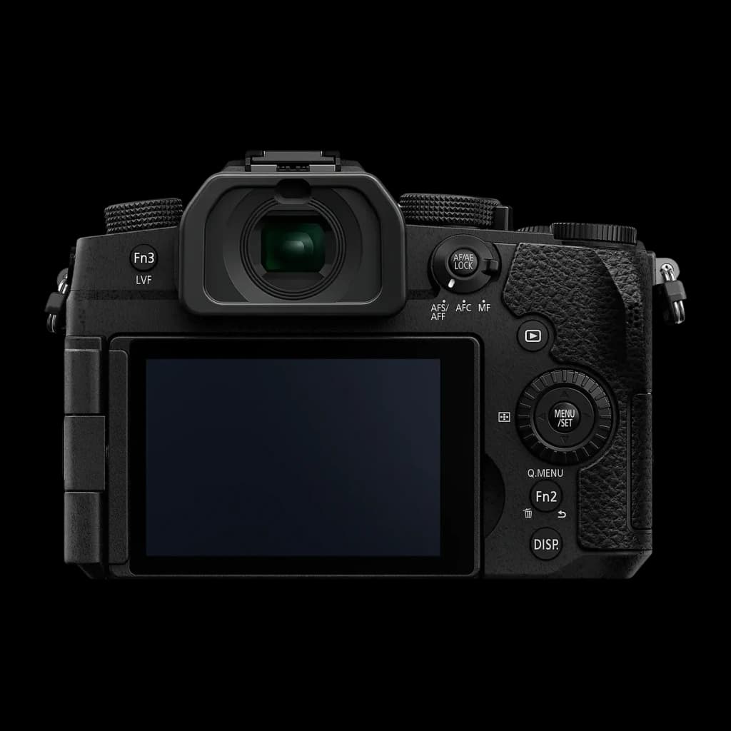 Appareil photo sans miroir Panasonic Lumix DC-G97 Noir CMOS Micro 4/3 4K 20,3MP, vue arrière: écran LCD, viseur EVF