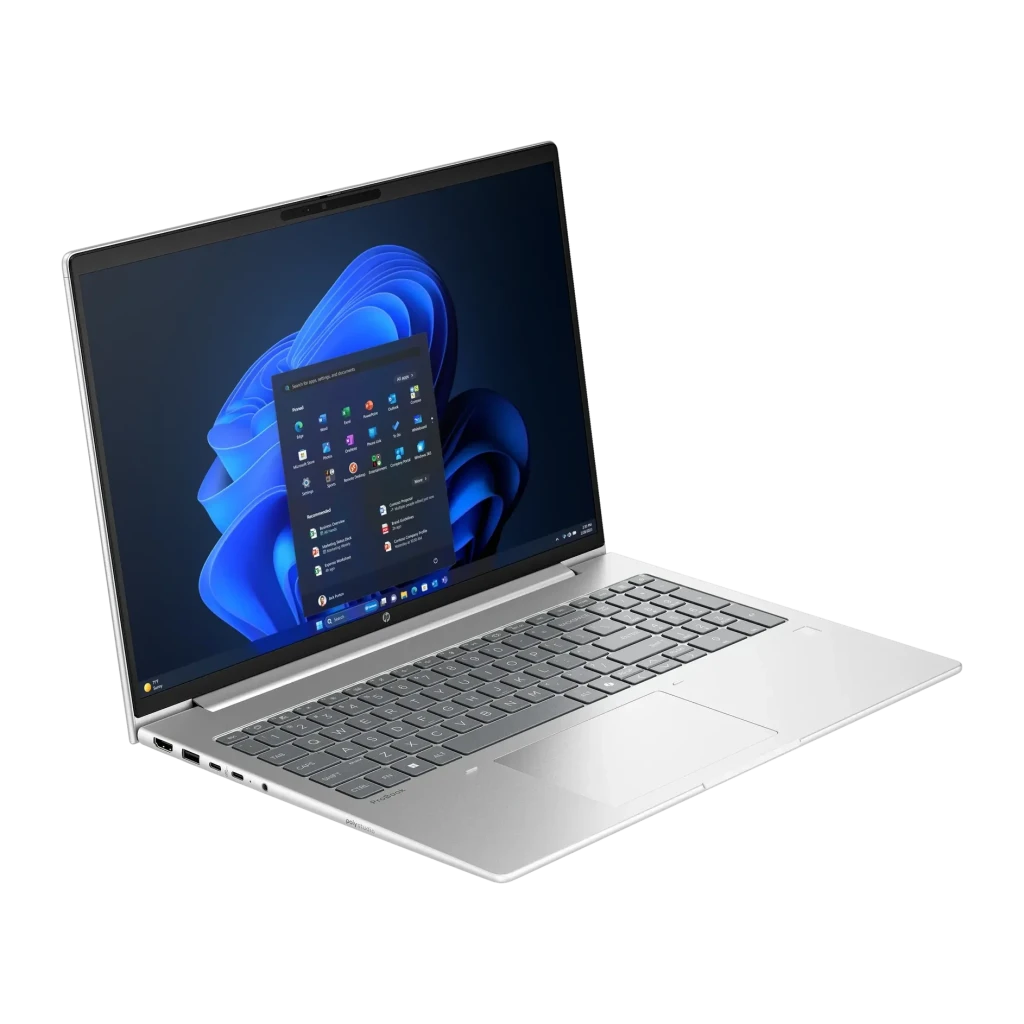 Portátil HP ProBook 4 G1i 16GB/512GB 16 polegadas IPS WUXGA Intel Core Ultra 5 225U SSD NVMe Windows 11 Pro Prata, vista