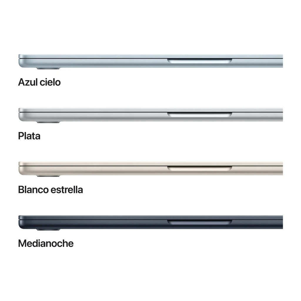 Portátil Apple MacBook Air 13 polegadas M5 16GB/1TB SSD 13,6 polegadas Liquid Retina macOS Tahoe Luz Estelar Estrelado