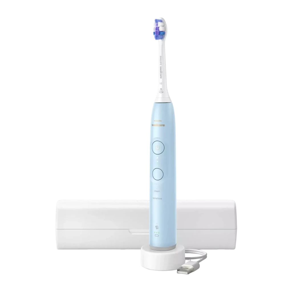 Cepillo Eléctrico Philips Sonicare 6100 Sin Cable 21 días Azul Claro HX7406/02