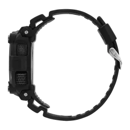 Casio G-Shock GW-7900B-1ER 20ATM Solaire Synchronisation Radio, détail latéral: boîtier noir avec boutons texturés, couronne