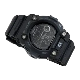 Casio G-Shock GW-7900B-1ER 20ATM Solaire Synchronisation Radio, détail: cadran digital Multi Band 6, boîtier et bracelet