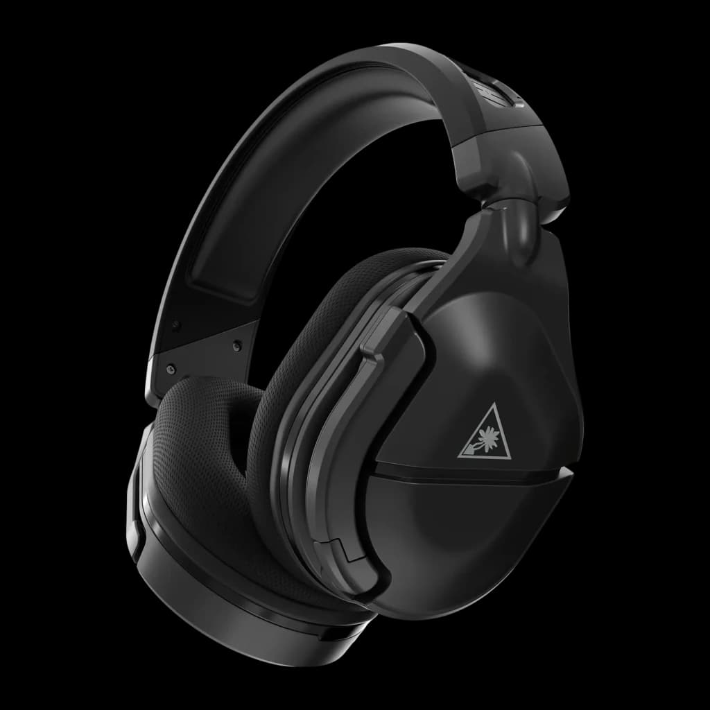 Auriculares Gaming Turtle Beach Stealth 600 Gen 2 MAX Inalámbrico, vista lateral: almohadilla, diadema y logo Turtle Beach