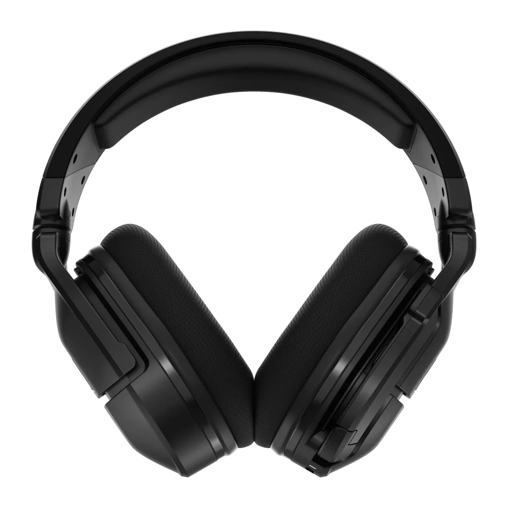 Auriculares Gaming Turtle Beach Stealth 600 Gen 2 MAX Inalámbrico, vista frontal: almohadillas y diadema negras